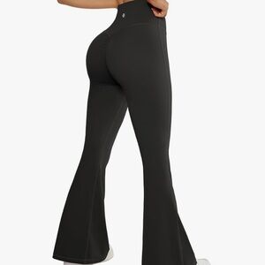 Suuksees  flare scrunch butt lifting bootcut highwaist yoga pants XL NEW
